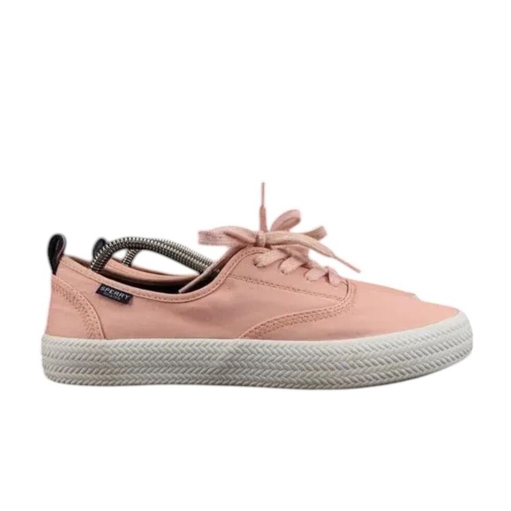 Sperry Shoes Womens 10 Sneakers Slip On Lifestyle Casual Lace Up Pink Preppy Low